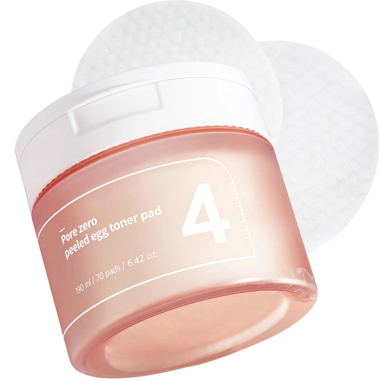 Numbuzin No.4 Pore Zero Peeled Egg Toner Pad (190ml *70ea )