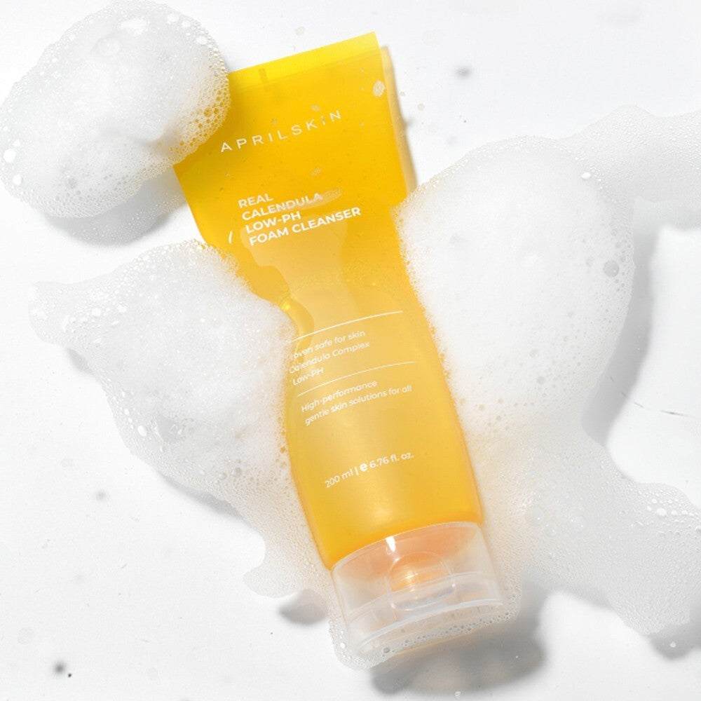 APRILSKIN - Real Calendula Low-pH Foam Cleanser 200G
