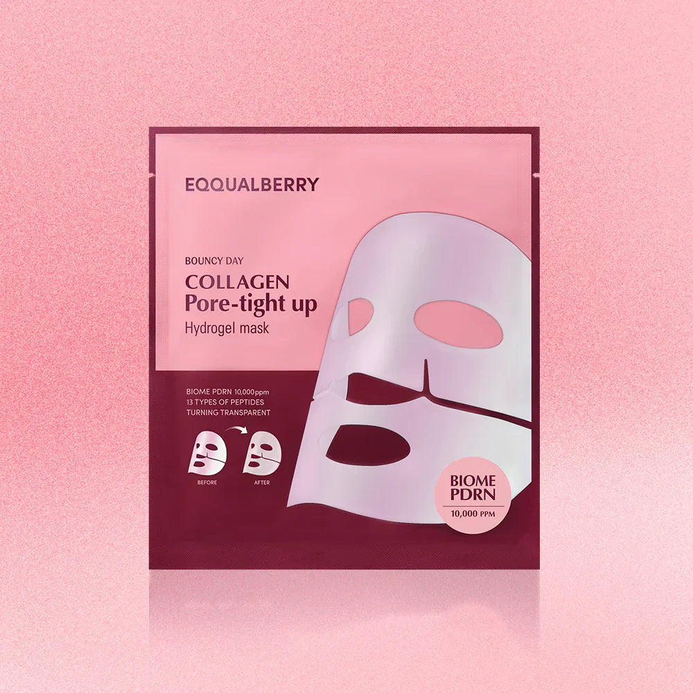 EQQUALBERRY - Collagen Pore-tight up Hydrogel Mask Set 30G (1 Piece)