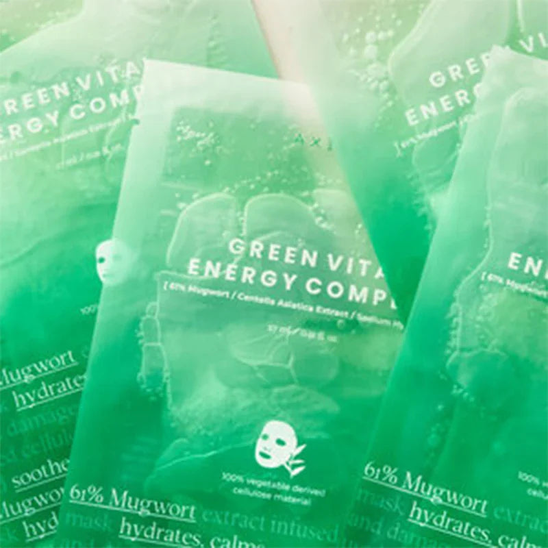Axis-Y Mugwort Green Vital Energy Complex Sheet Mask 27ml