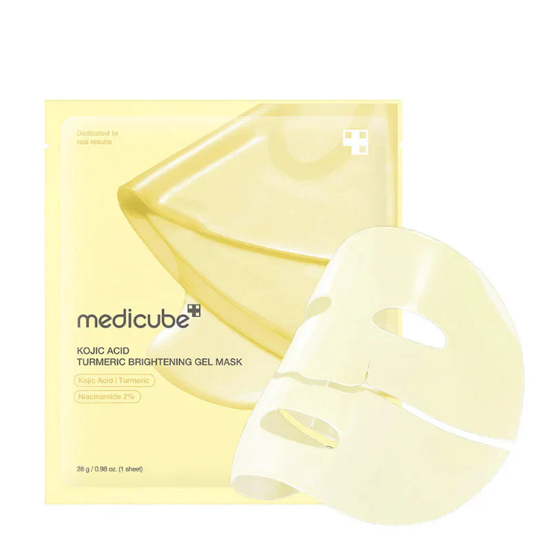 Medicube - Kojic Acid Turmeric Brightening Gel Mask (4 Pieces)
