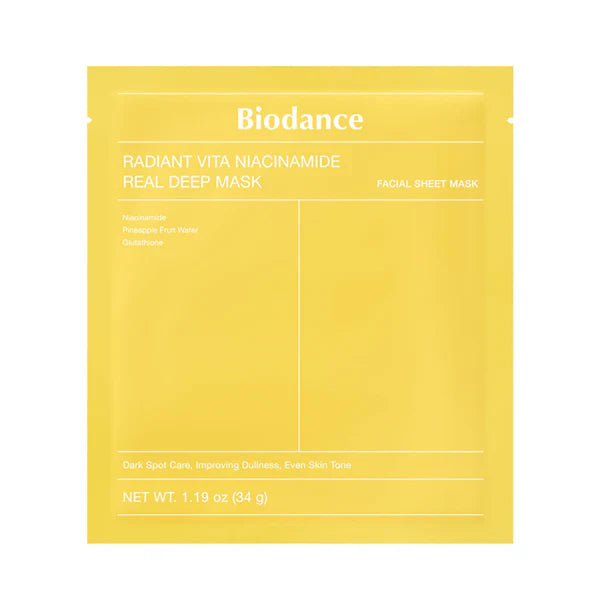 Biodance Radiant Vita Niacinamide Real Deep Mask (1 Piece)