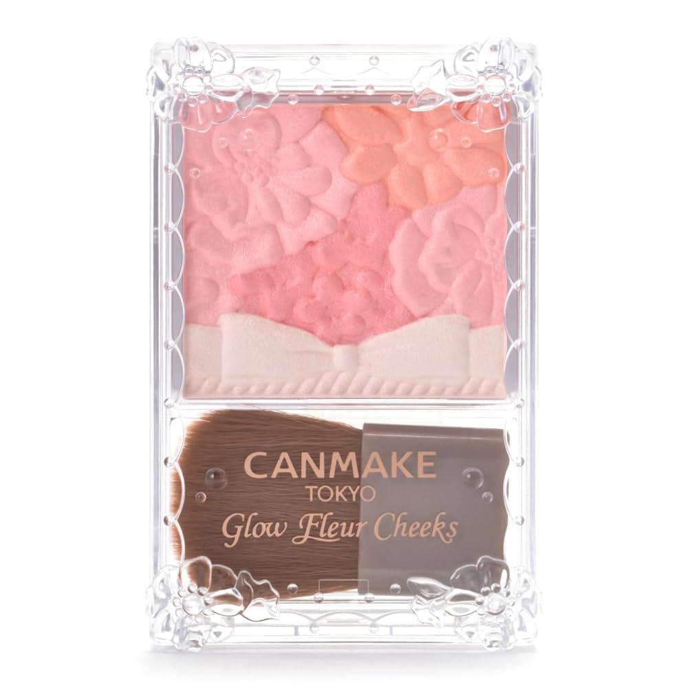 Canmake Glow Fleur Cheeks 02 Apricot Fleur
