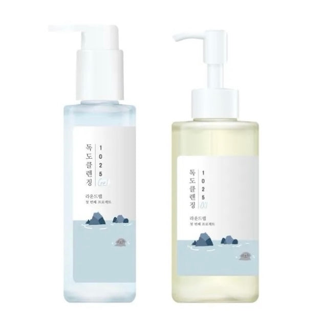 Round Lab 1025 Dokdo Cleansing Gel & Oil Set