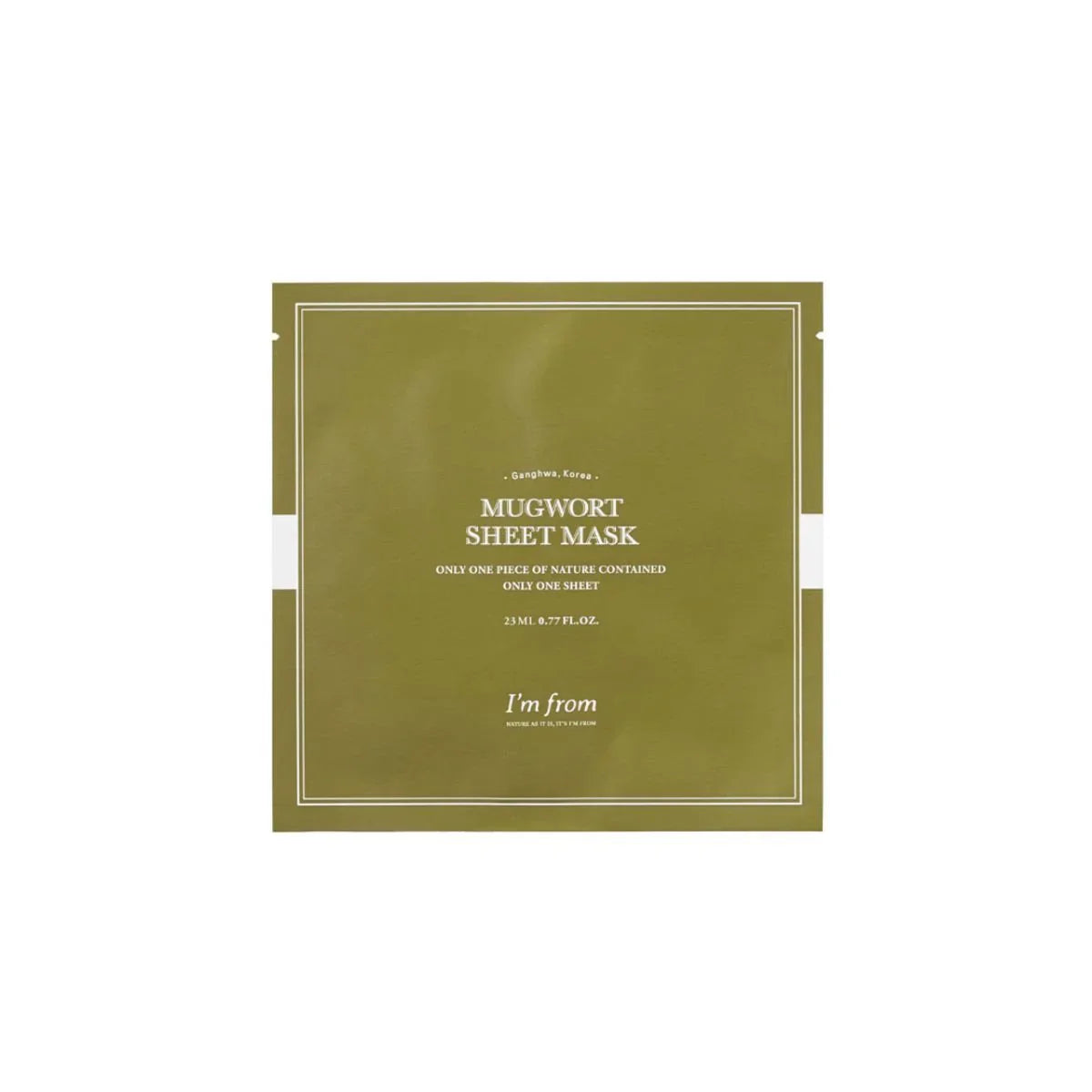 I'm From - Mugwort Sheet Mask