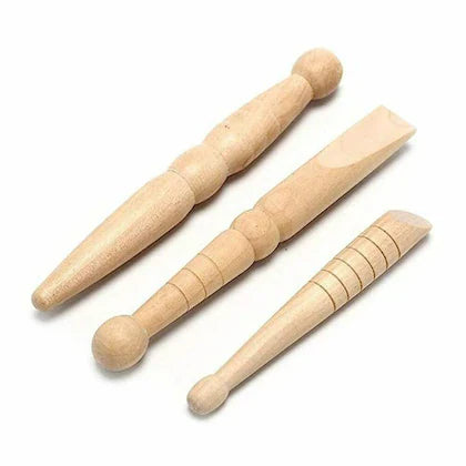 Meditherapy - Foot Massage Wooden Stick Tool  (3 pieces)