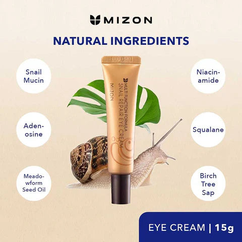 Mizon - Snail Repair Eye Cream Tube 15ml