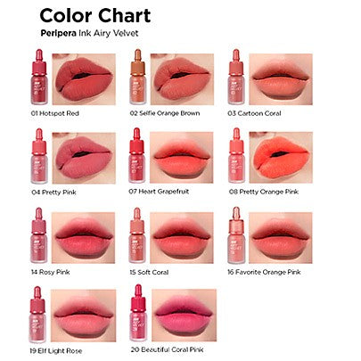 Peripera Ink Airy Velvet Tint #20 Beautuiful Coral Pink