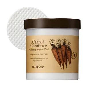 SKINFOOD - Carrot Carotene Calming Water Pad (60 pieces)
