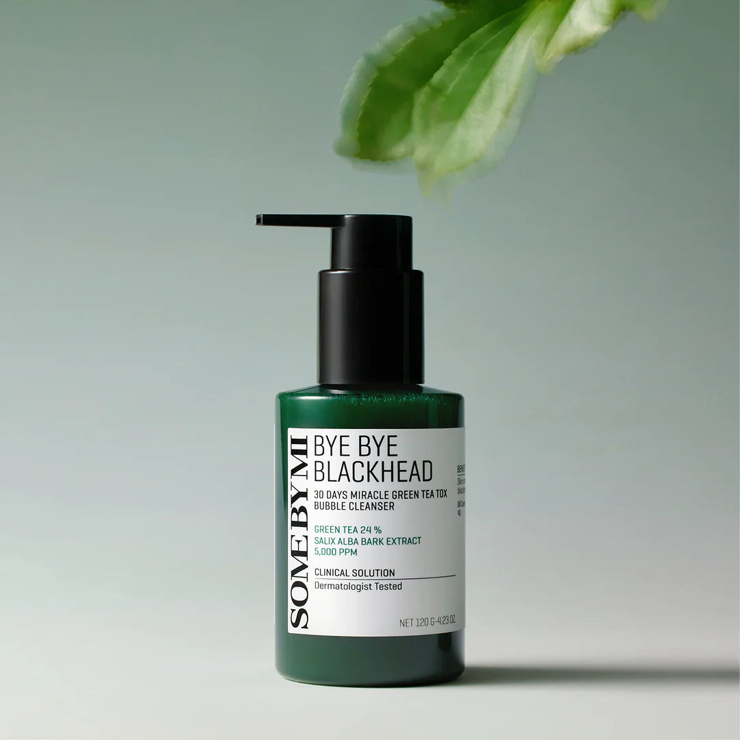 SOME BY MI - Bye Bye Blackhead 30 Days Miracle Green Tea Tox Bubble Cleanser 120G