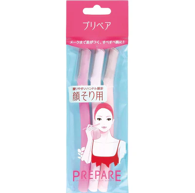Shiseido - Prepare Facial Razor L Shaped 1 Pack (3 Razors)